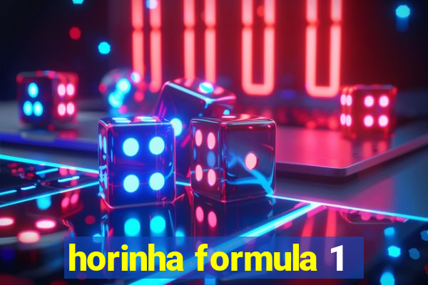 horinha formula 1